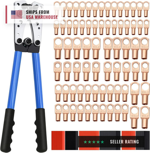 Cable lug crimping - cable,