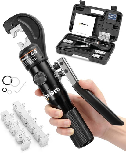 Hydraulic crimping tool set - crimping,