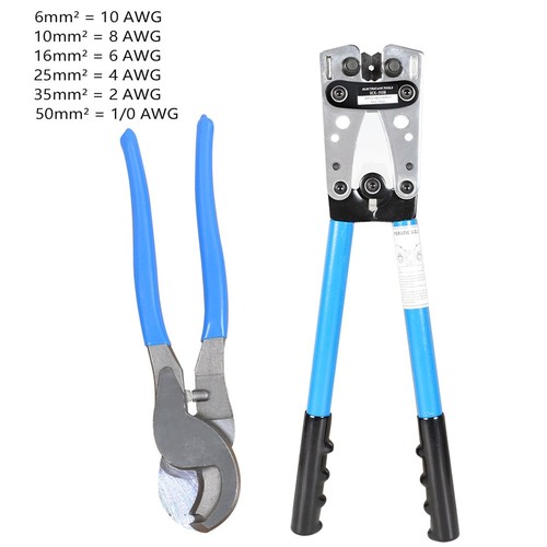 Battery cable lug - battery, crimping