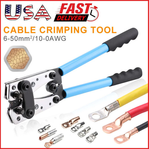 Cable lug crimping tools hand - lug,
