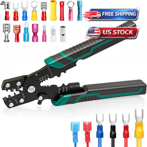 Ratchet crimping pliers - crimping,