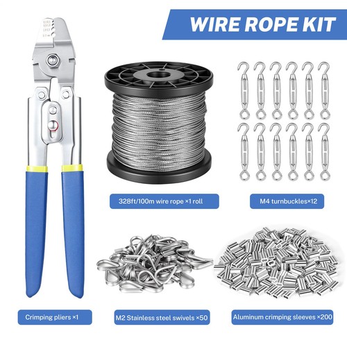 Wire rope crimping - wire,