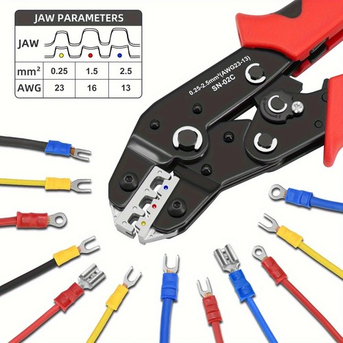 Ratchet crimping pliers - ratchet,