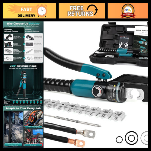 Ton hydraulic crimping tool - hydraulic,