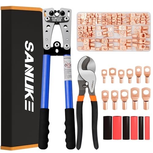 Battery cable crimping - crimping, tool