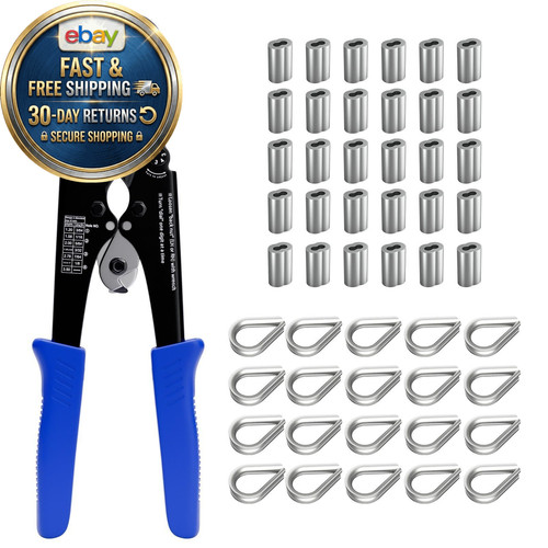 Wire rope crimping - wire, kit