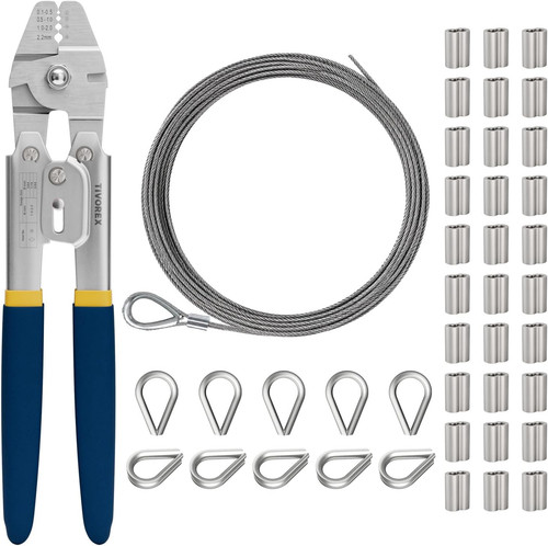 Wire rope crimping - wire, kit