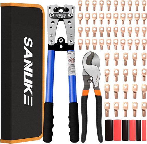 Battery cable lug - cable, crimping
