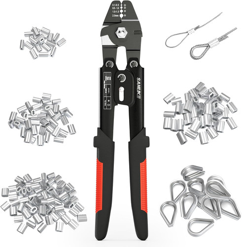 Wire rope crimping - crimping, tool