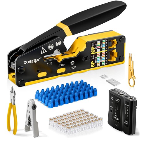 Ethernet crimping tool kit - crimping,