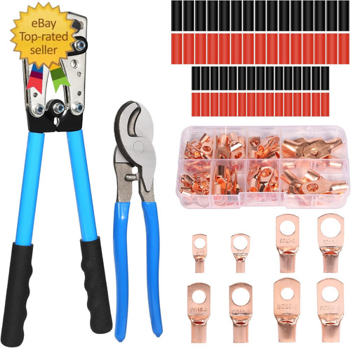 Battery cable crimper - crimper, tool