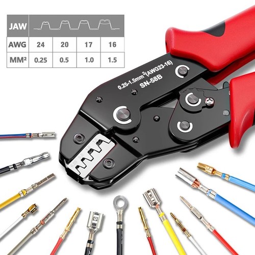 Ratchet crimping pliers - ratchet,